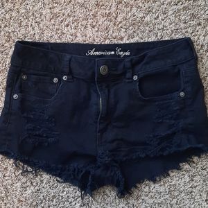American Eagle Black Jean shorts